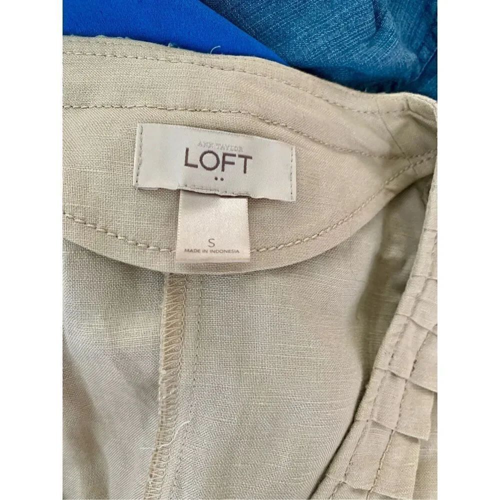 LOFT Tan Linen Jacket - Picture 2 of 7
